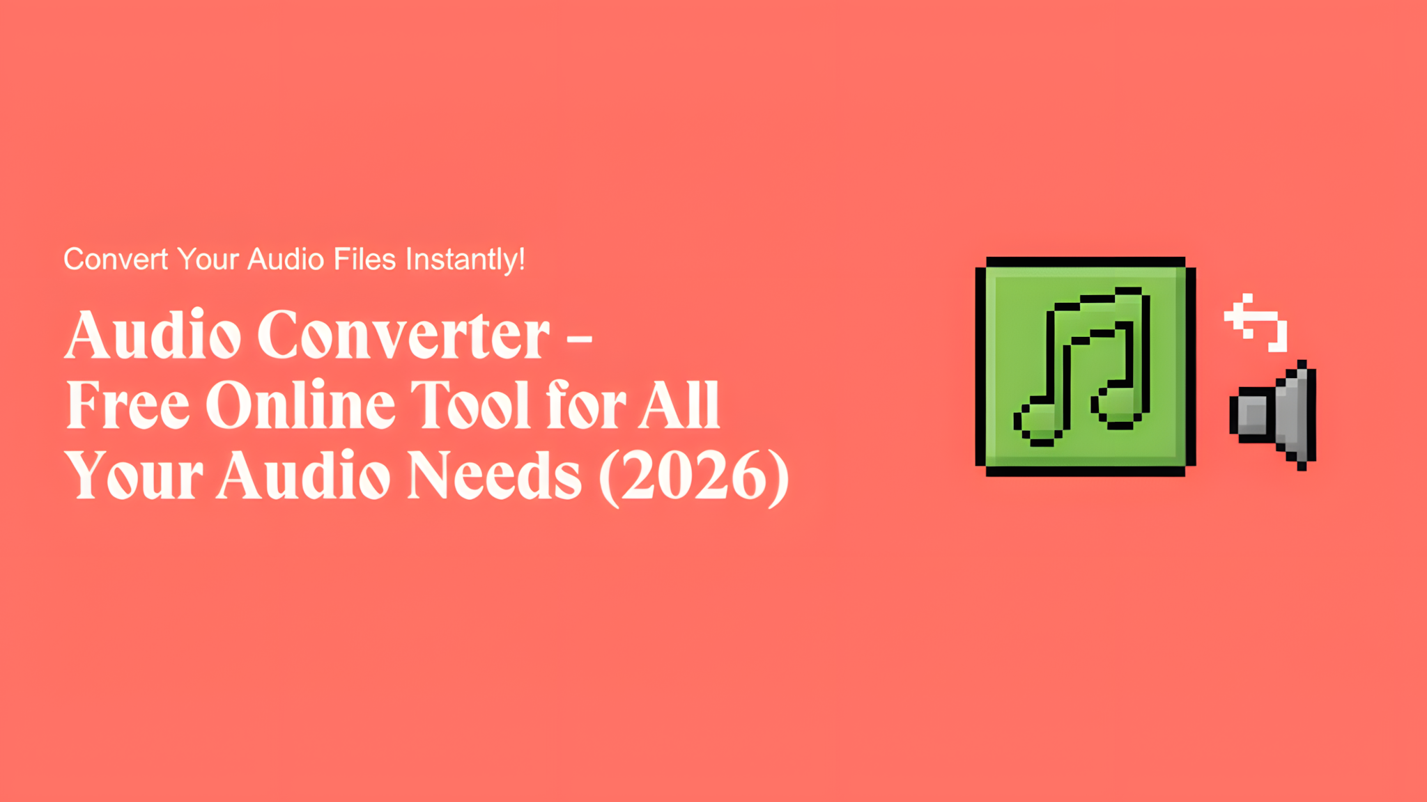 Audio Converter - Free Online Tool for All Your Audio Needs (2026)
