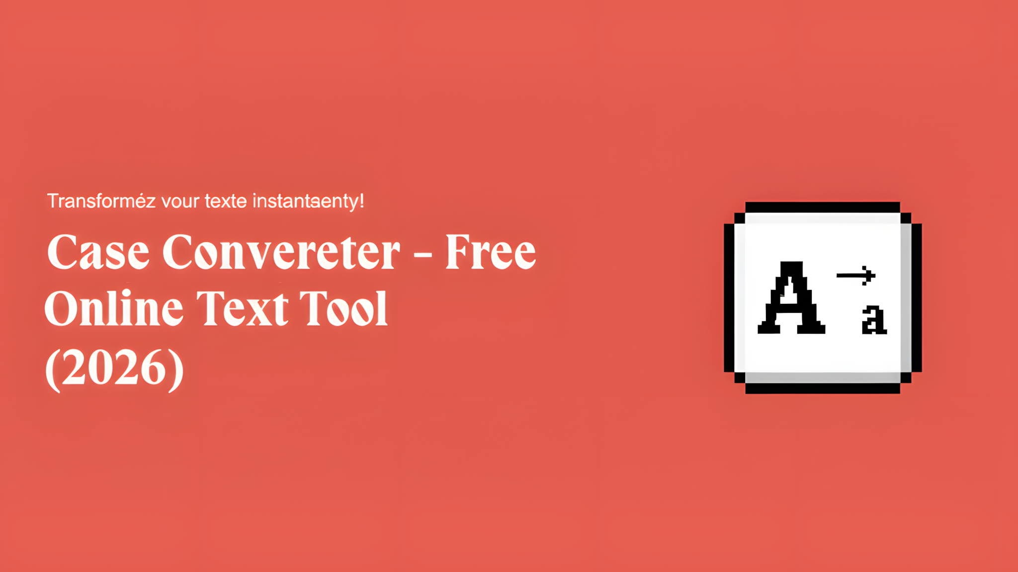 Case Converter - Free Online Text Tool (2026)