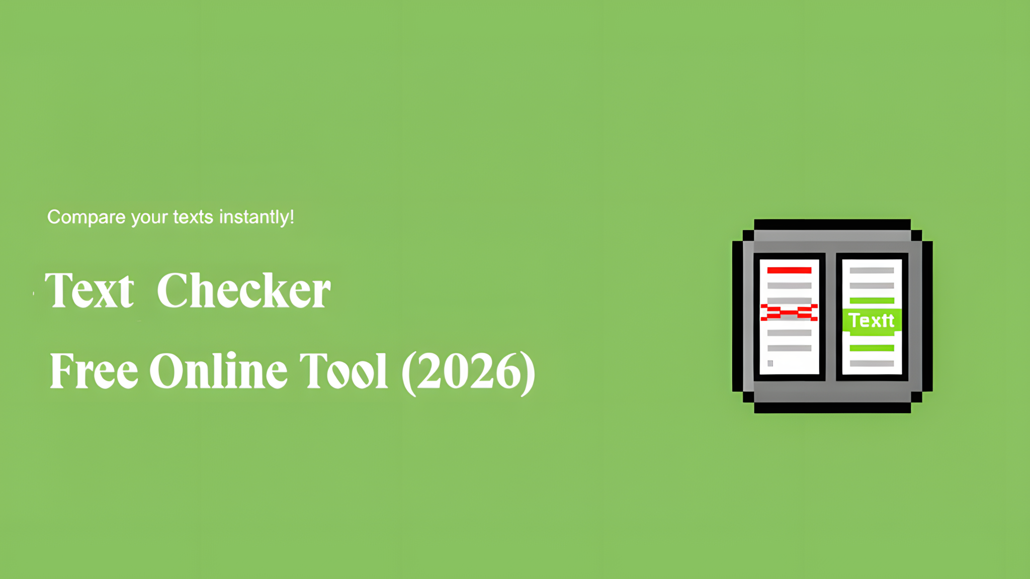 Text Diff Checker - Free Online Tool (2026)